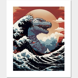 Kanagawa Monster Posters and Art